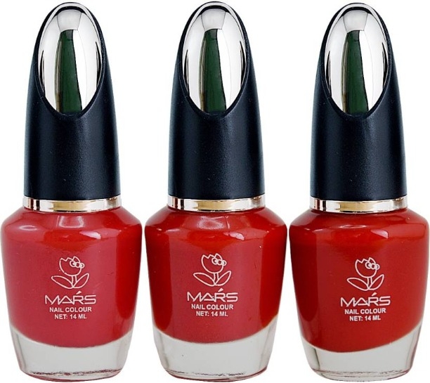 Cherry Red Colour Nail Polish lovely nails design