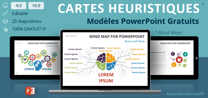 ModÃ¨les de Cartes Heuristiques (Mind Maps) pour PowerPoint