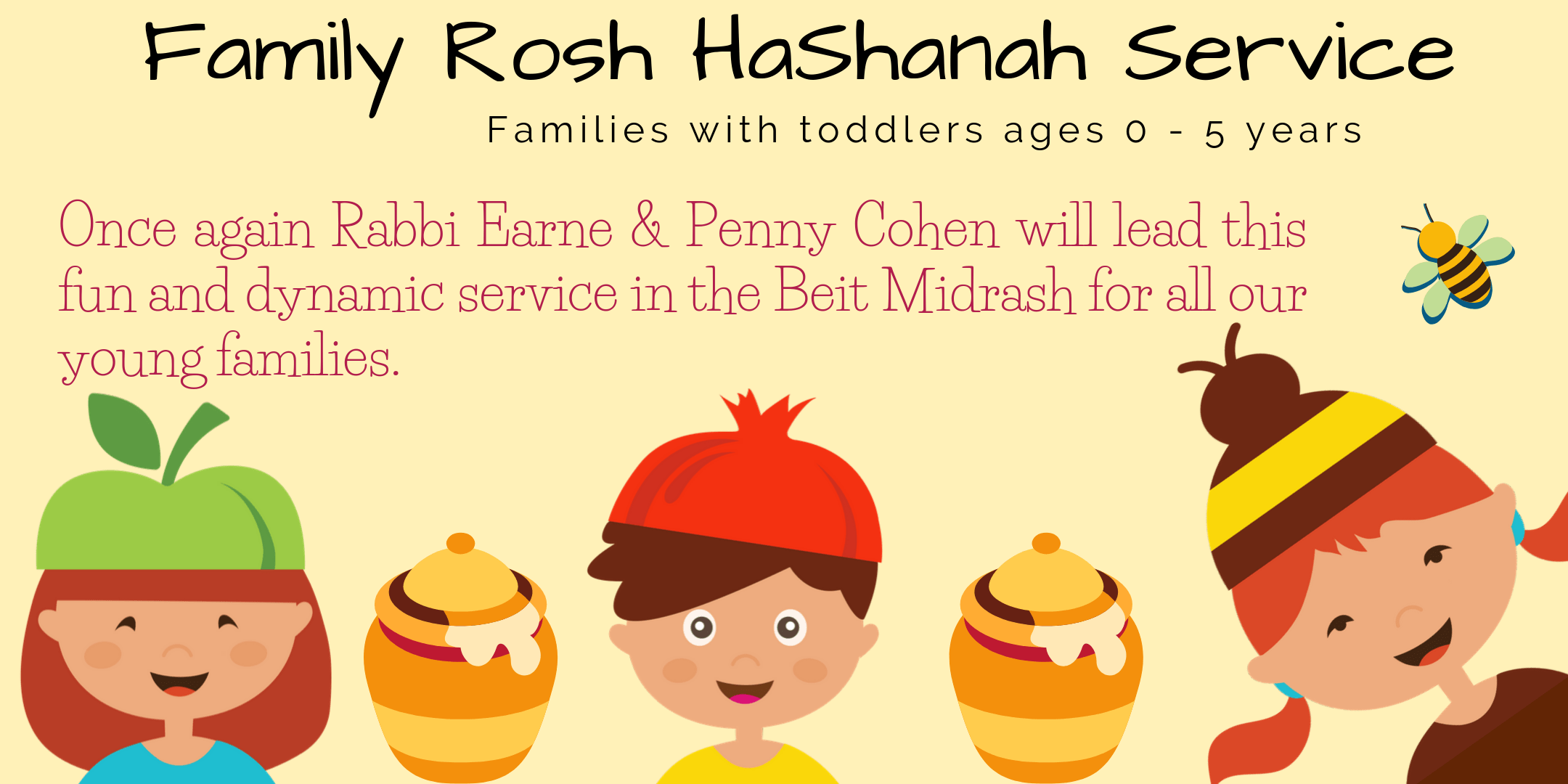 Family Rosh HaShanah Service Event Congregation Beth Am