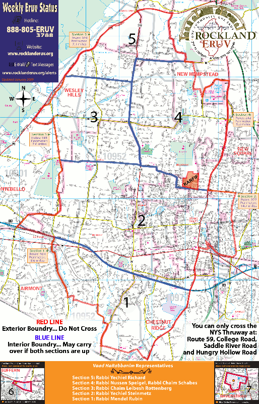 Eruv Map Congregation Ohaiv Shalom