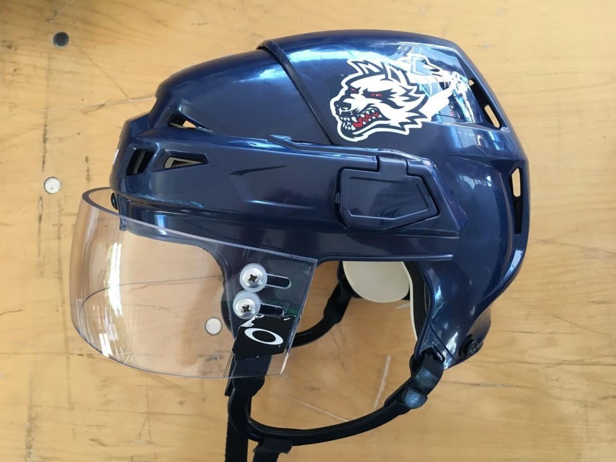 CCM v08 Pro stock helmet small Wolfpack 18 Hockey Helmets, Cages