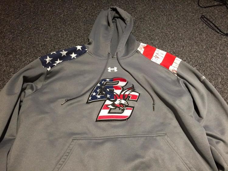 Under Armour Boston College American wounded warrior project hoodie
