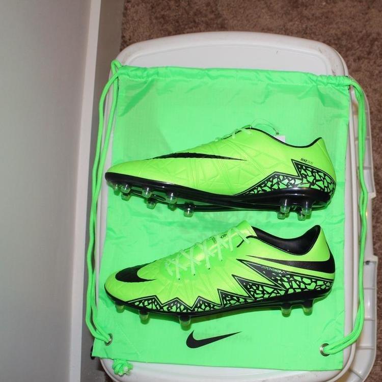 Nike Lime Green Hypervenom Phinish ACC SOLD Soccer Cleats