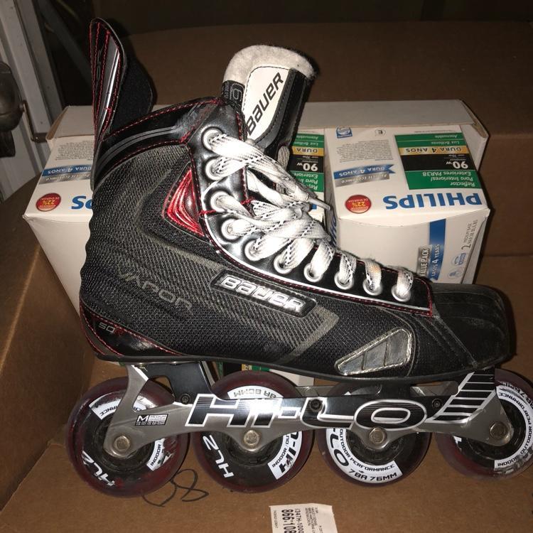 Bauer X50R Roller Blades Size 6.5 Lightly Used SOLD Hockey Skates