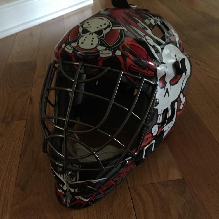 Franklin Street Goalie Mask; Youth SOLD Hockey Goalie Masks SidelineSwap