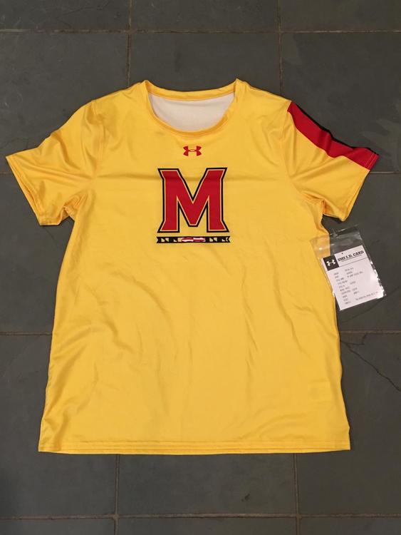 Under Armour New Maryland Terps Womens Shooter Shirt Medium SOLD
