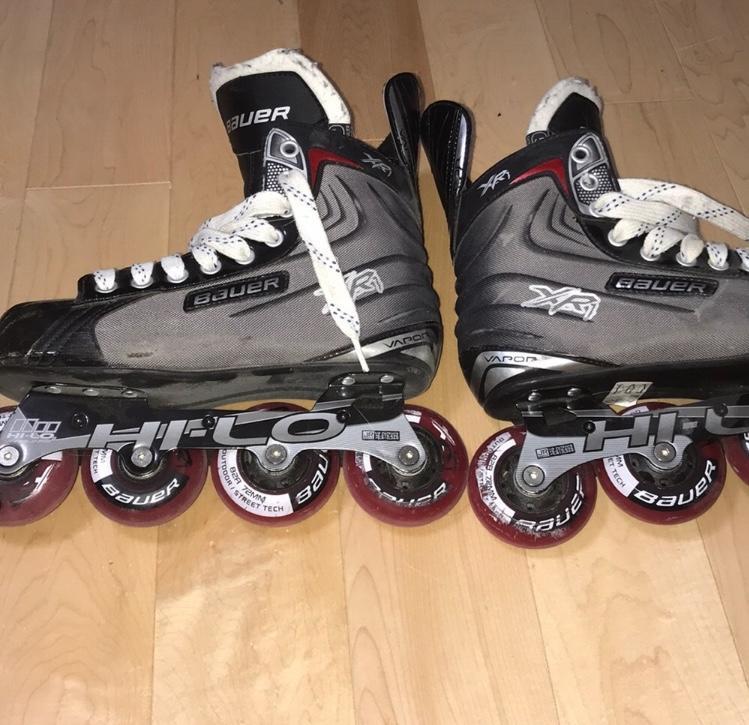 Bauer Vapor Roller Blades SOLD Hockey Goalie Skates SidelineSwap
