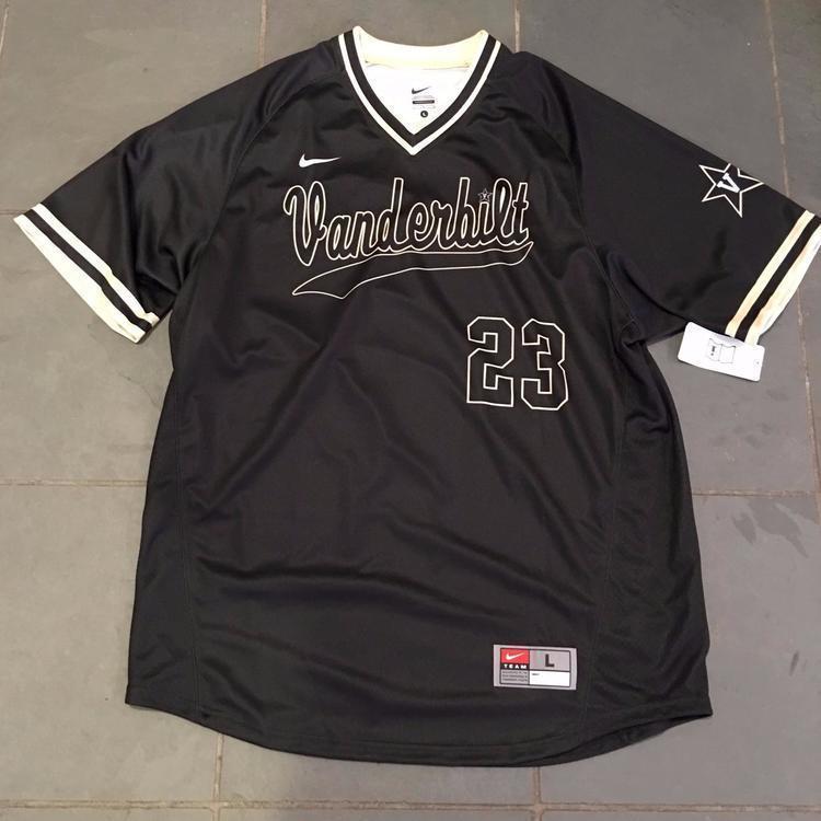 Nike New Vanderbilt Commodores 23 SEC Jersey LARGE Baseball Apparel