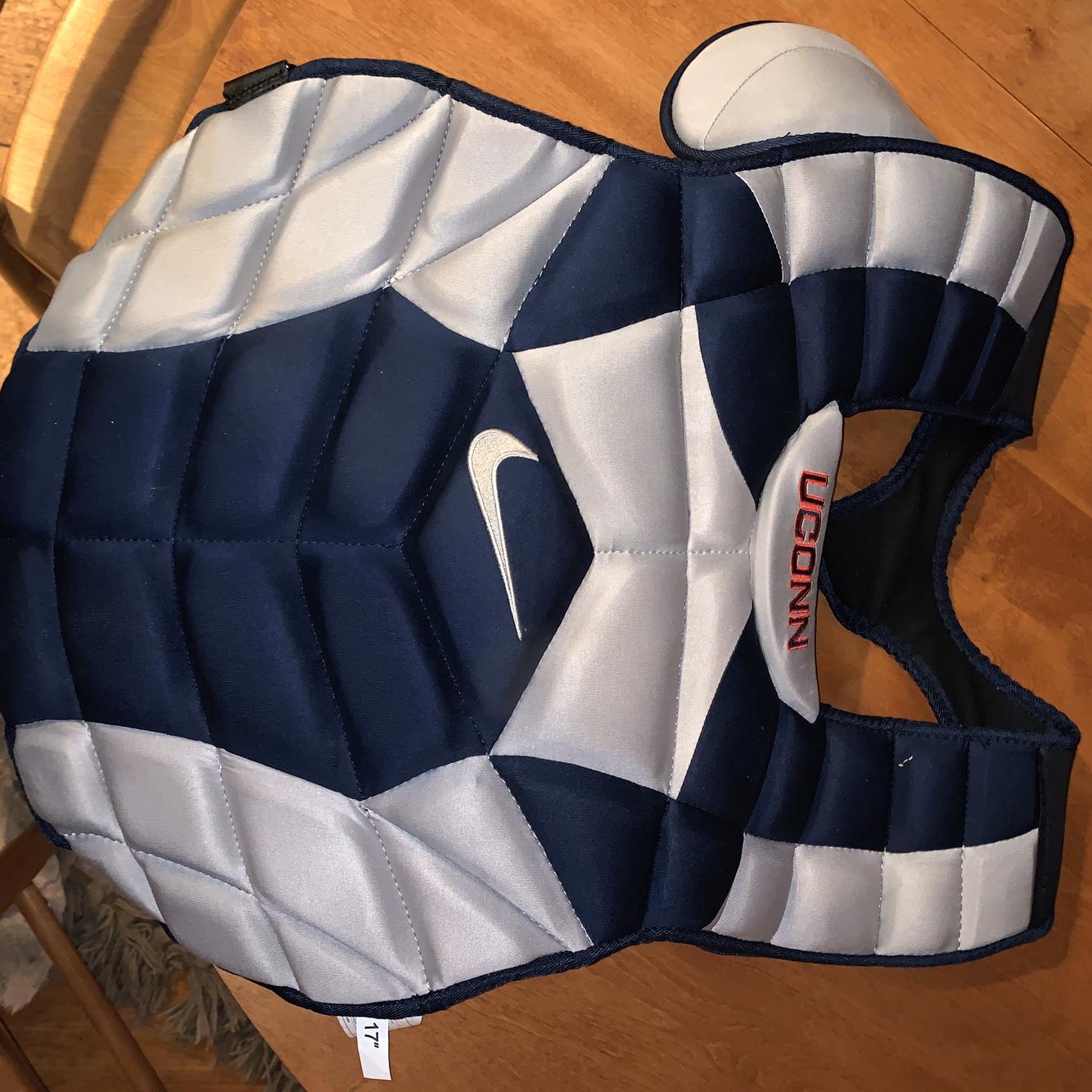 Blue High School/College Nike vapor Catcher's Chest Protector