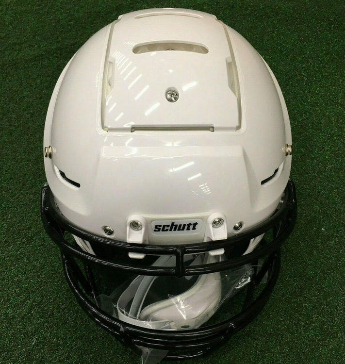 Schutt New 2019 F7 LTD Adult Helmet White w/ Titanium Mask Adult Large