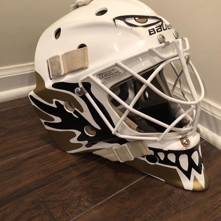 Completely Custom Vinyl Mask Decals Hockey Goalie