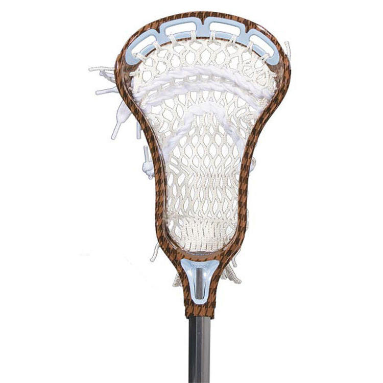 Reebok Brand New RBK 10K men's lax head strung Brown / Carolina Blue Lacrosse Sticks