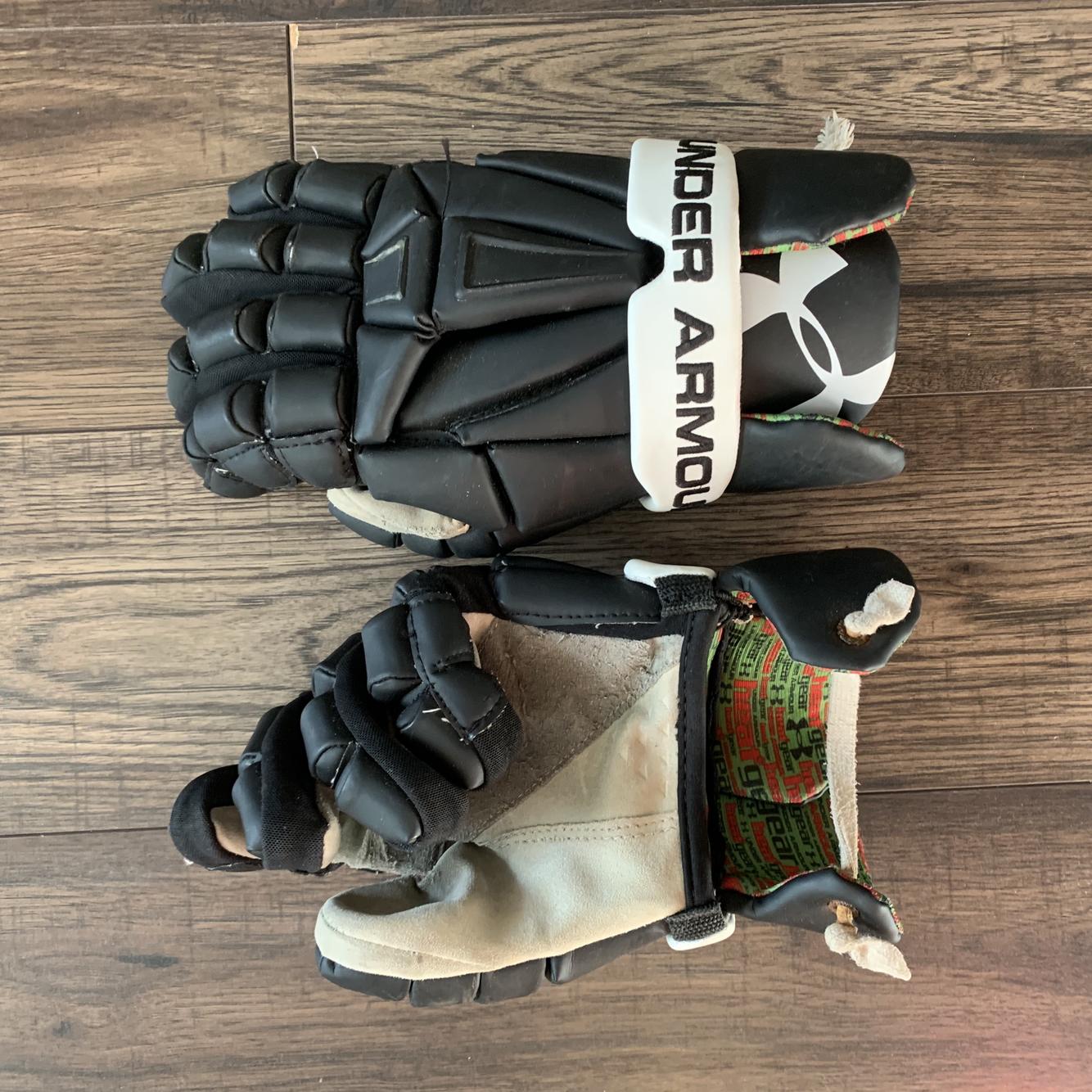 Used Edmonton Rush Under Armour Command Lacrosse Gloves SidelineSwap