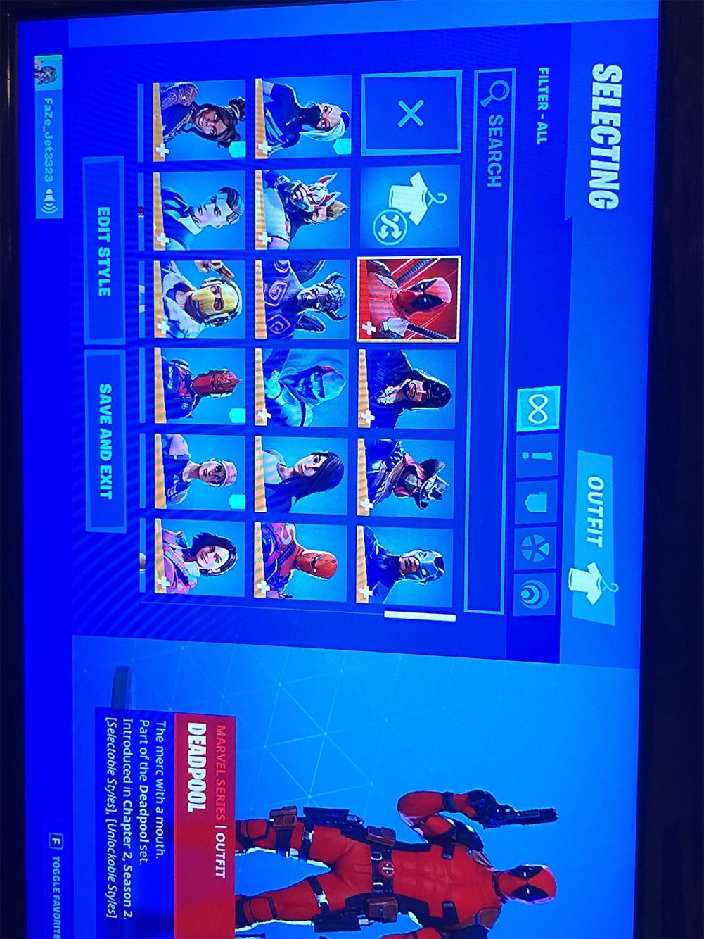 Season 412 Fortnite Account 105+ Skins With Reaper And Candy Axe