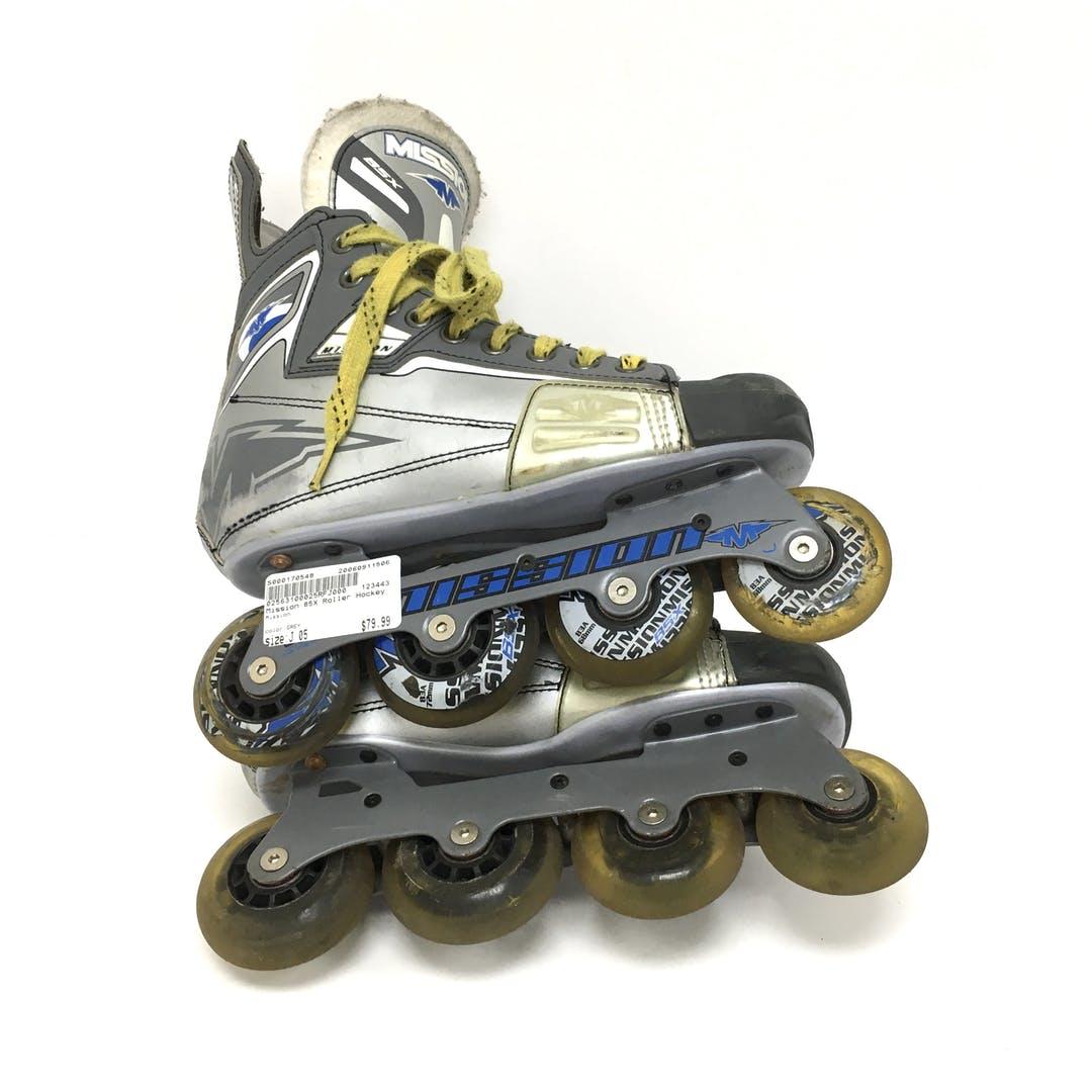 Used Mission 85x Roller Hockey Skates Junior 5e SidelineSwap