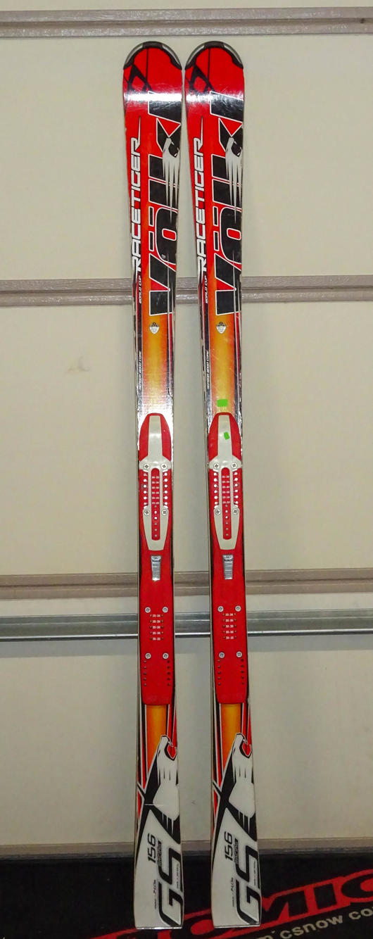 Volkl Racetiger Giant Slalom Junior W/PreDrilled Race Plates Size