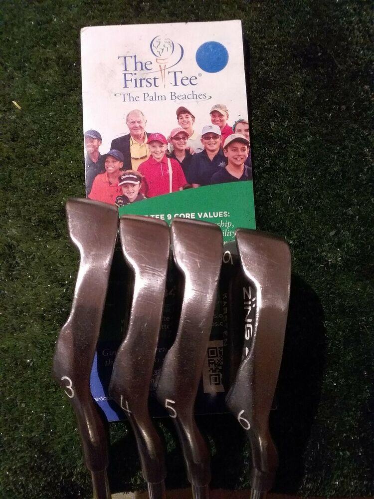 Ping Zing 2 Karsten Orange Dot Irons set (36 Irons) JZ Steel shafts