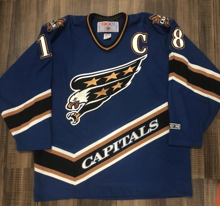 CCM Washington Capitals NHL Jersey “Screaming Eagle” Blue Away Hockey