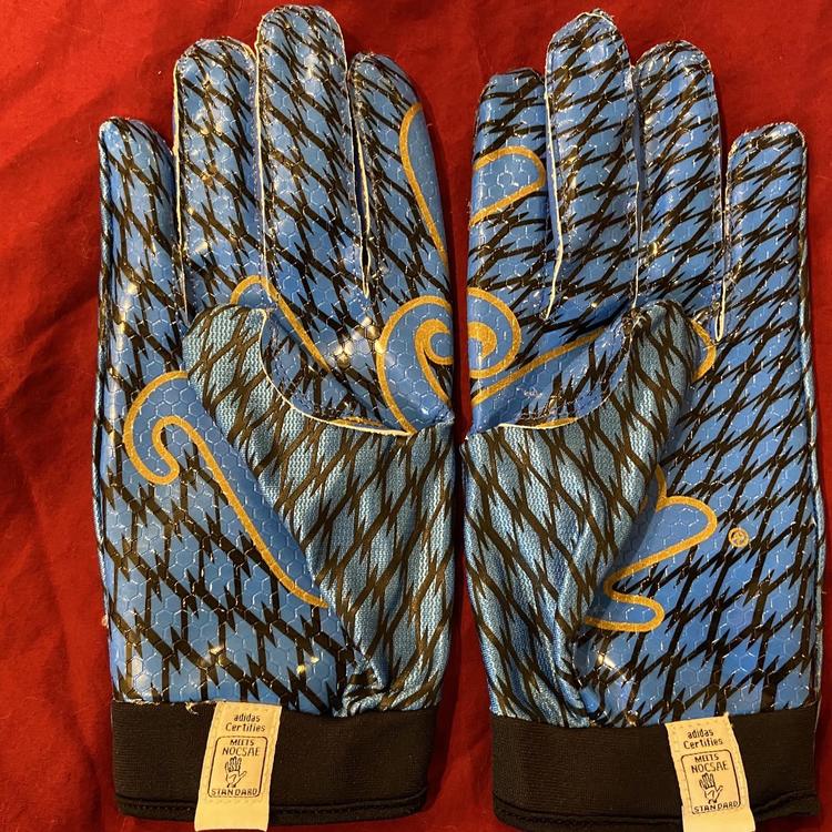 UCLA Bruins Team Issued 3XL NCAA New Adidas Adizero Football Gloves