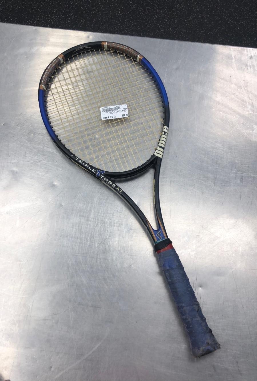 Prince Used 4 3/8" Tennis Racquet Tennis & Racquet Sports Racquets