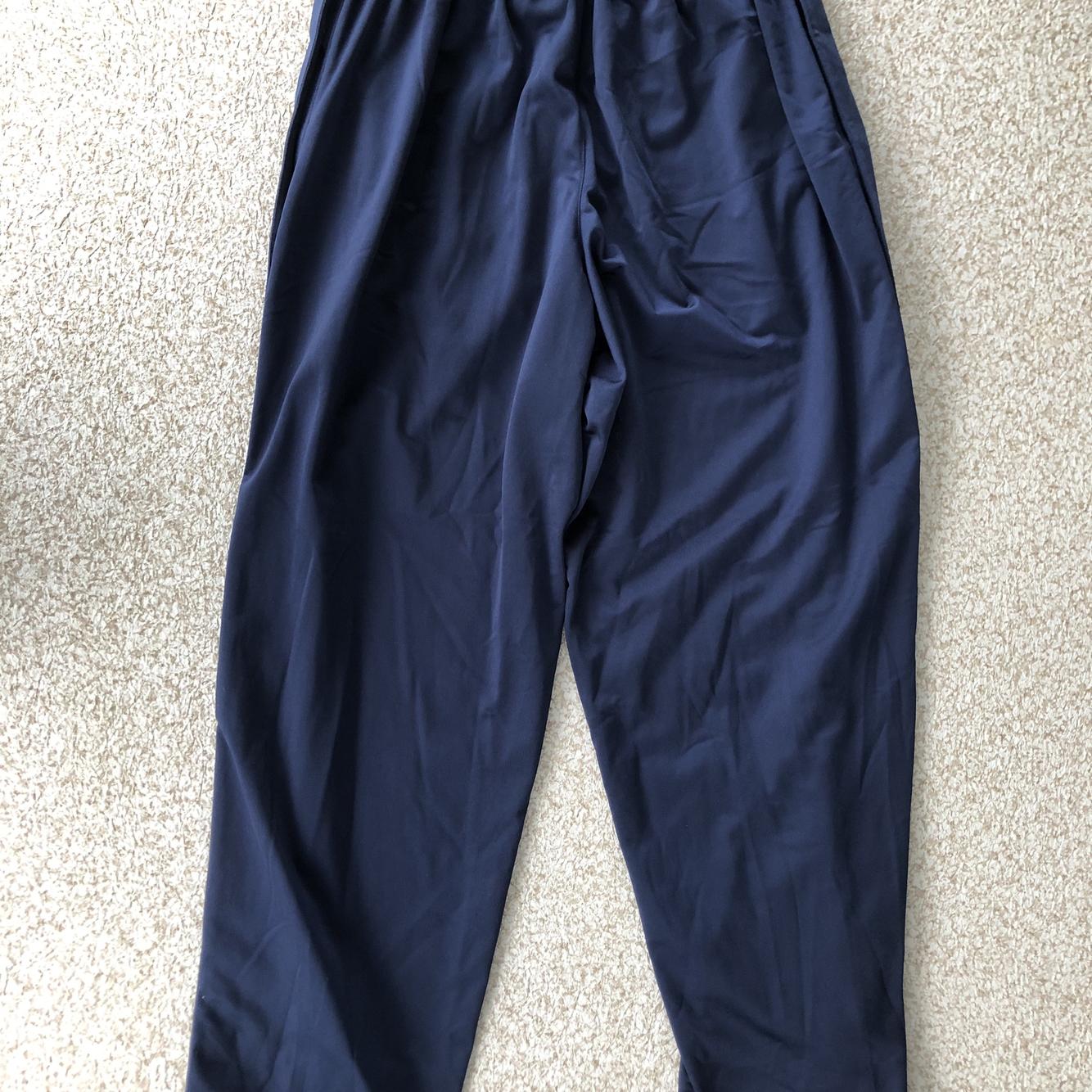New Dark Navy Men's Adult Large Nike Basketball Pants SidelineSwap