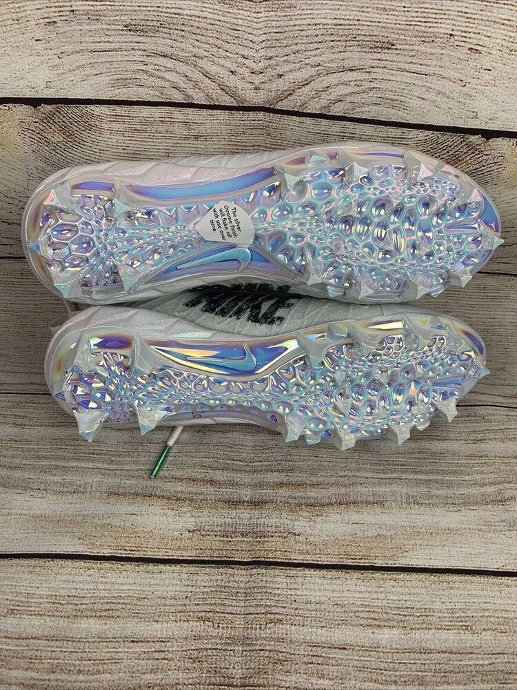 Nike Alpha Huarache 7 Pro LE Lacrosse Cleats Metallic Pearl BV0904100