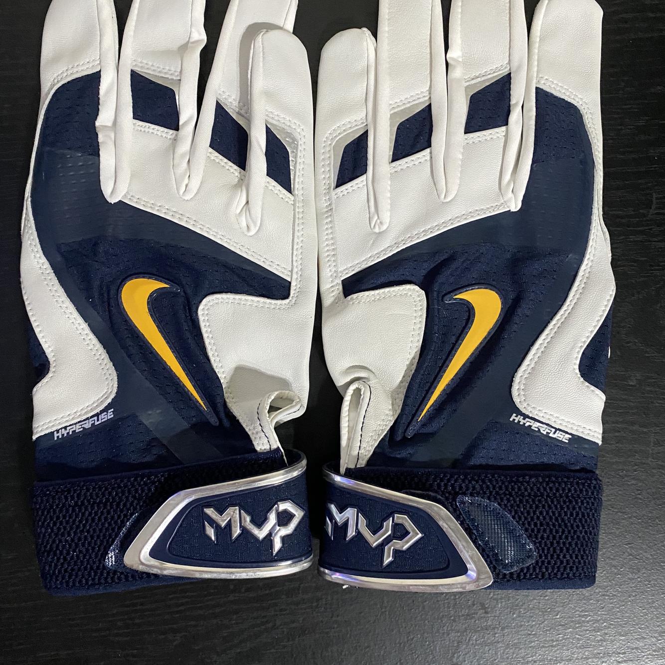 Nike MVP Hyperfuse WVU Batting Gloves Size XXL SidelineSwap