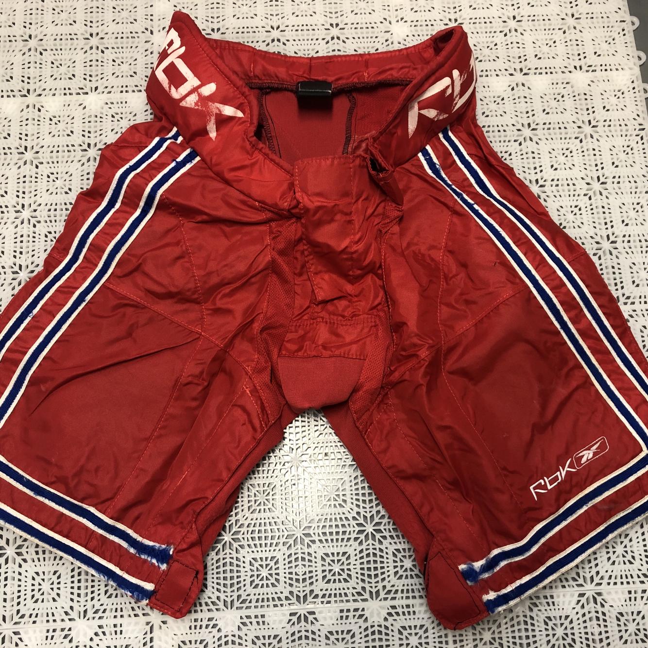 Pro Stock New York Rangers Reebok PP90 Hockey Pant Shell Medium 9k