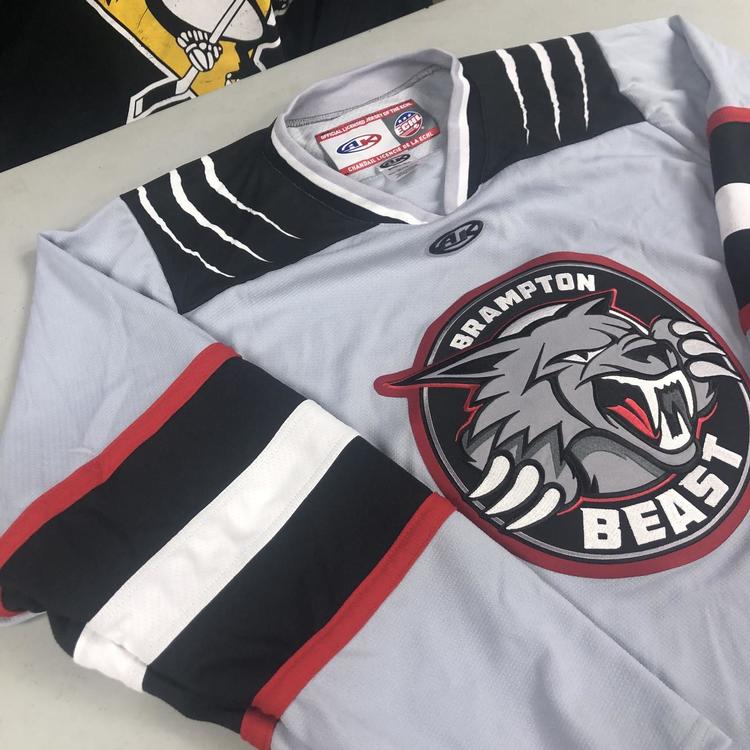 NEW Brampton Beast ECHL LARGE Game Jersey SidelineSwap