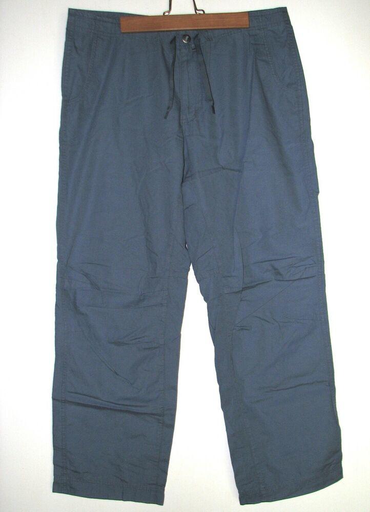 Patagonia Lightweight Climb Men's Organic Cotton Blue Activewear Pants