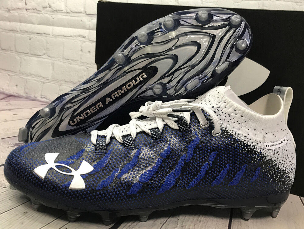 Under Armour Men’s Spotlight Lux MC Football Cleats Size 12.5 Blue New