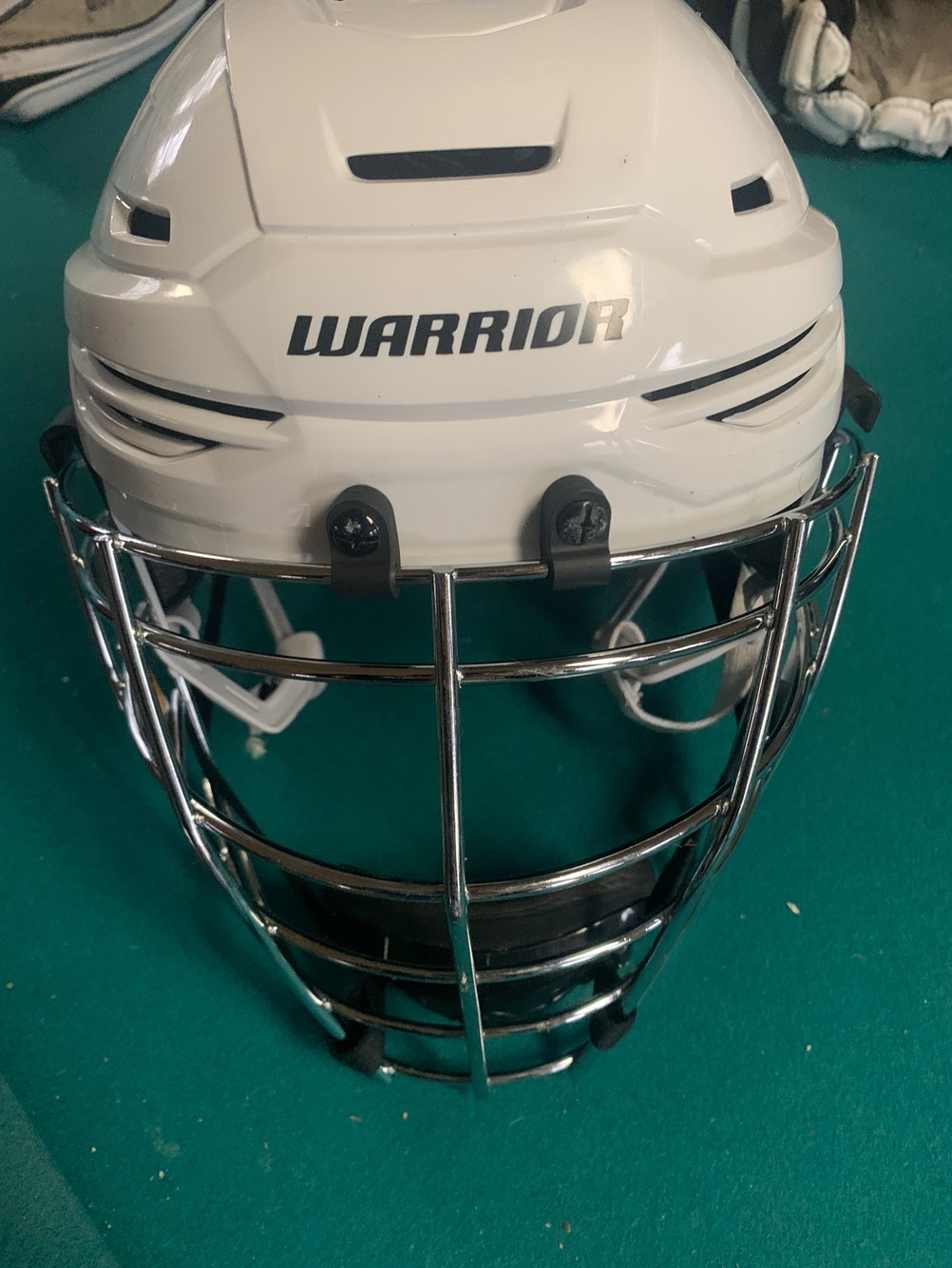 Warrior fatboy alpha pro box lacrosse helmet SidelineSwap