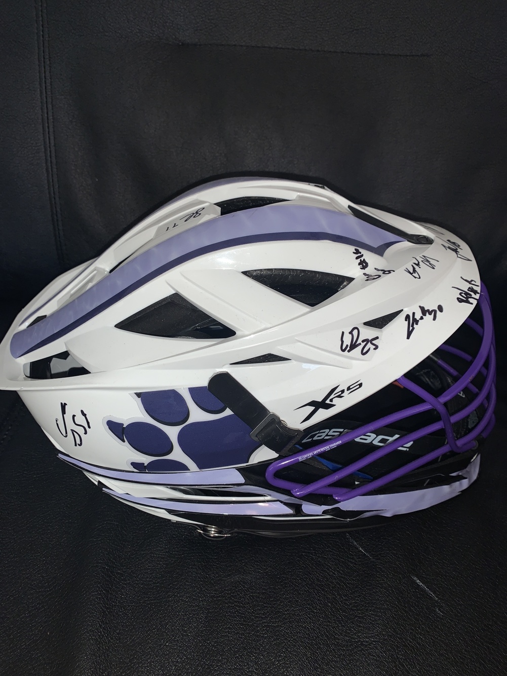 2021 SIGNED WATERDOGS HELMET SidelineSwap