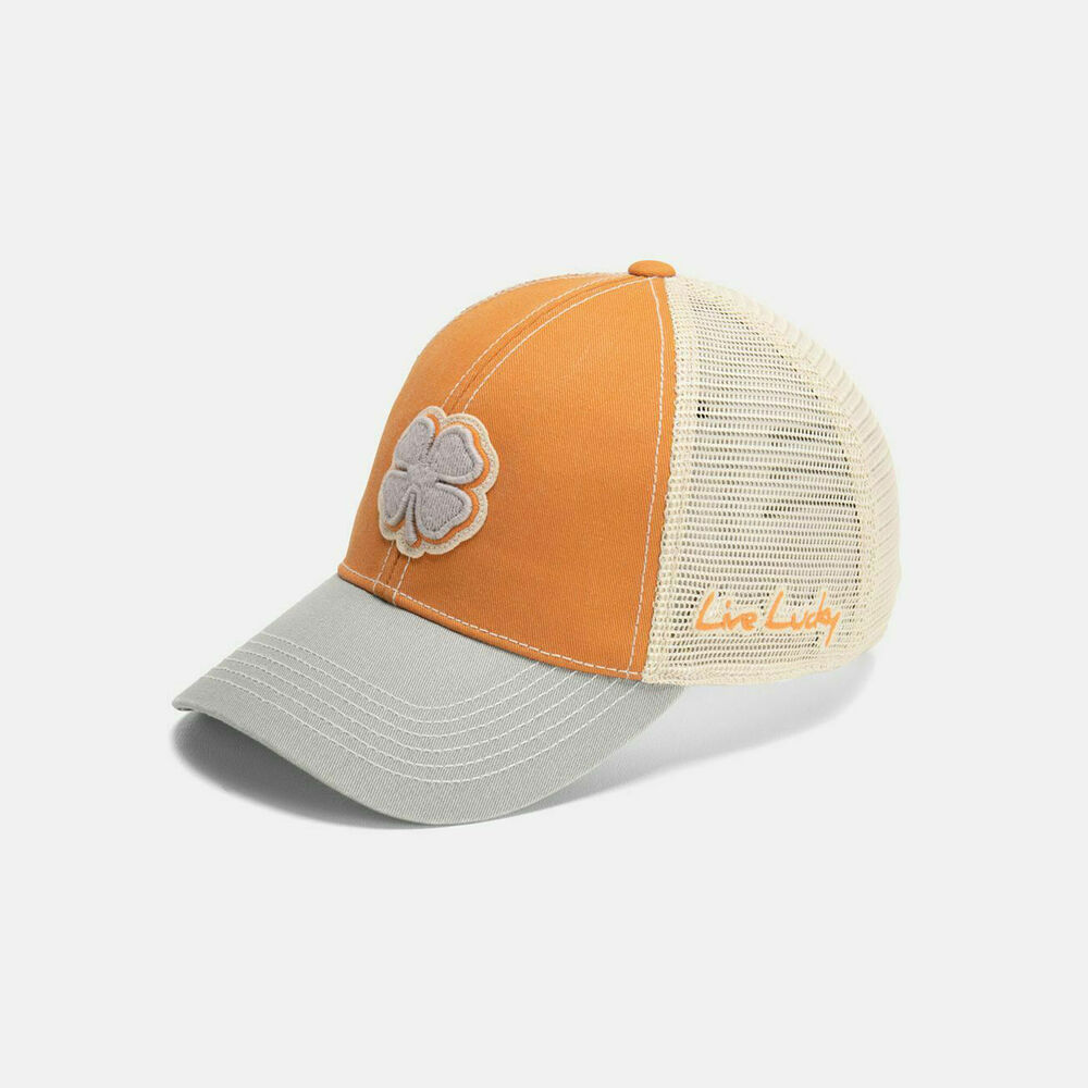 NEW Black Clover Two Tone Vintage 22 Grey/Orange/White/Stone Golf