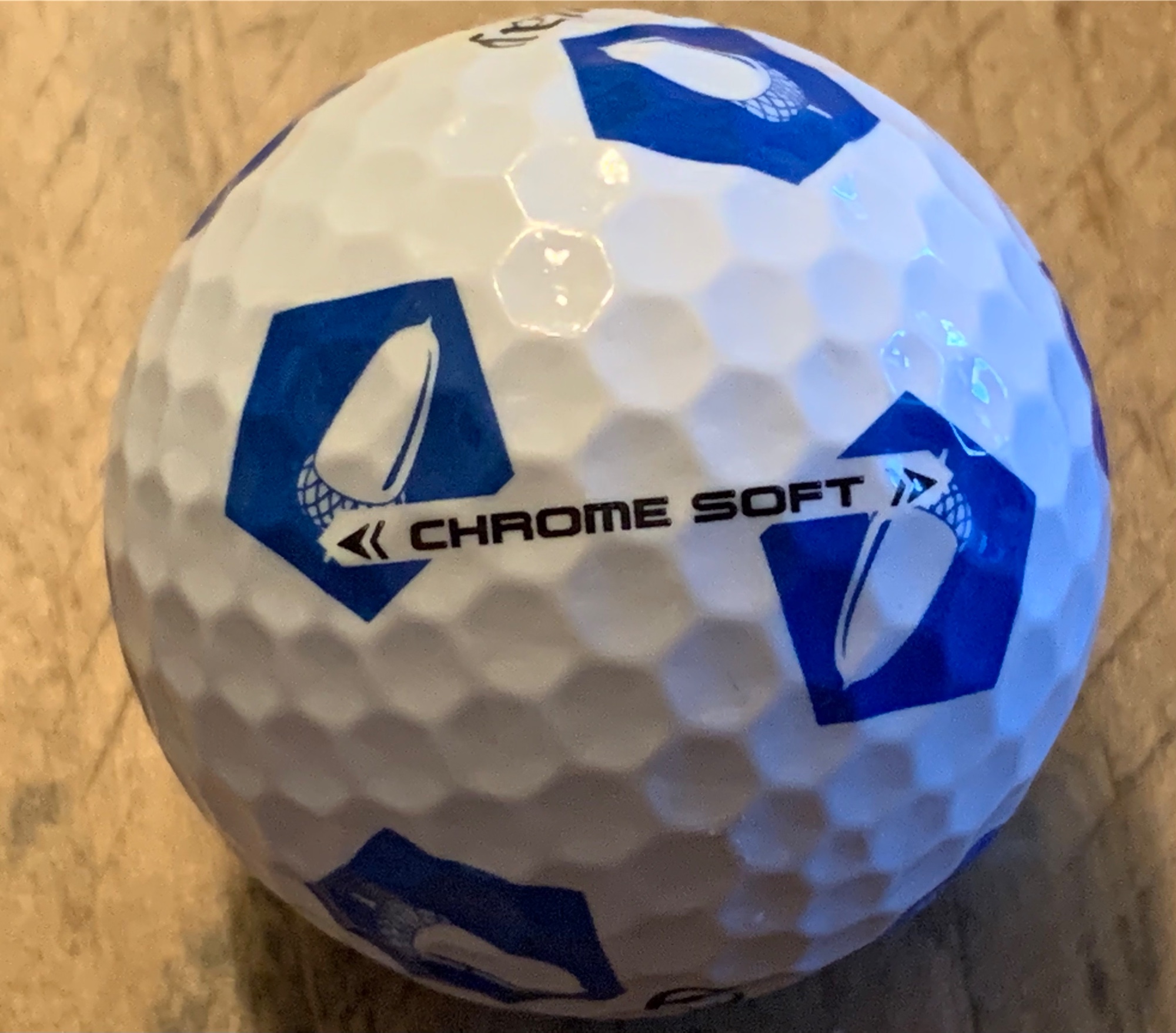 Unique Callaway ChromeSoft soccer scheme golf ball SidelineSwap