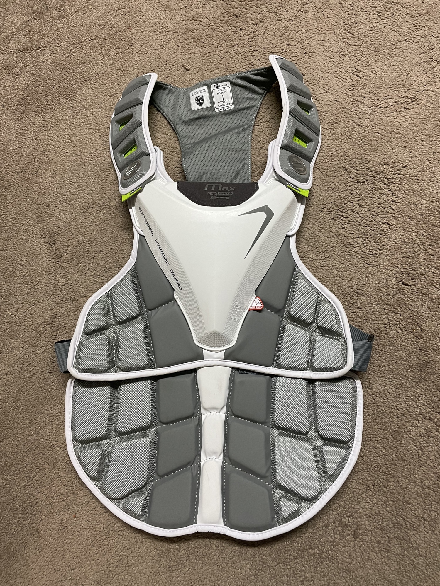 Like New Large Maverik MAX EKG Chest Protector SidelineSwap