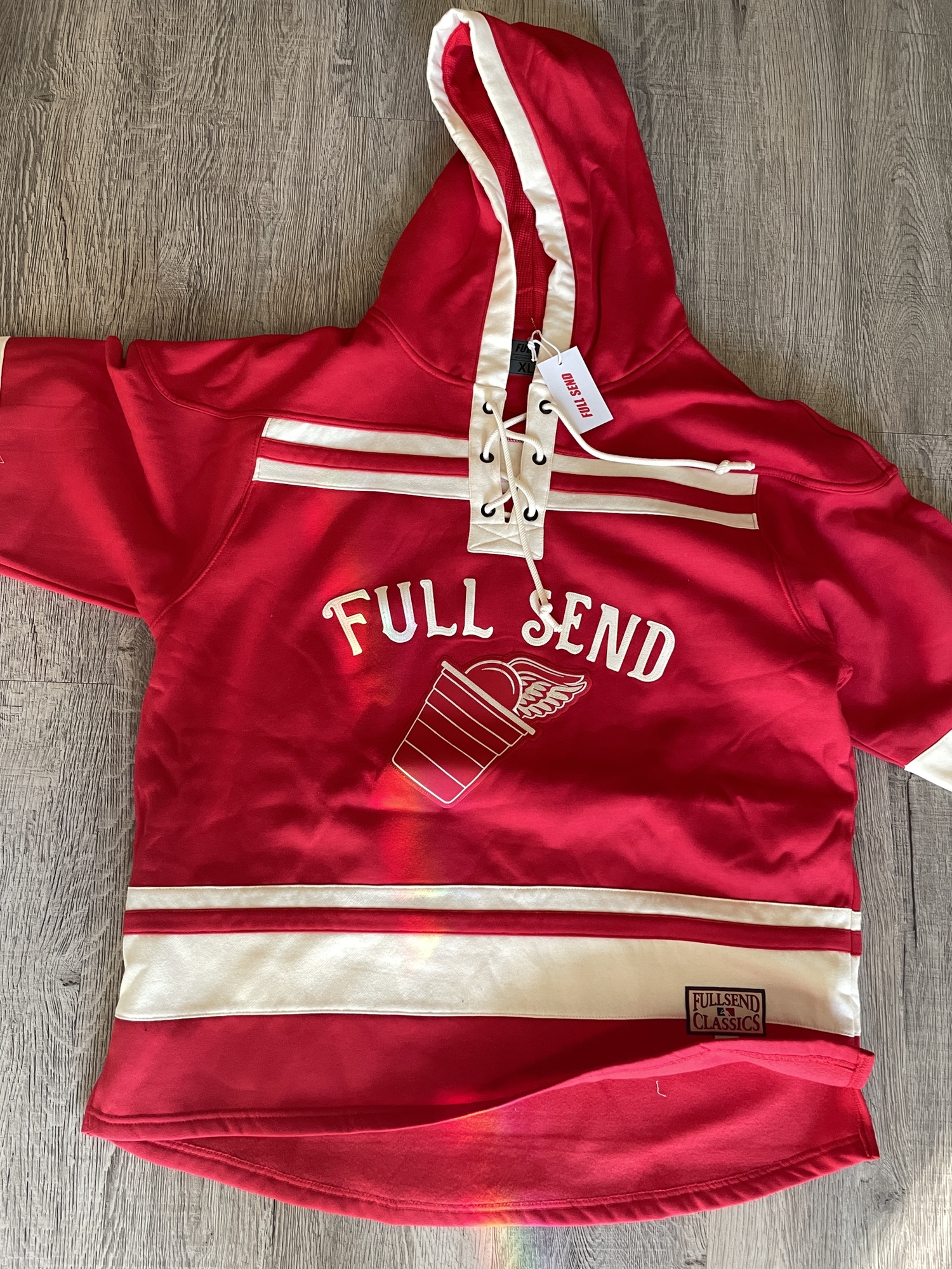 Full send Hockey jersey Sweater SidelineSwap