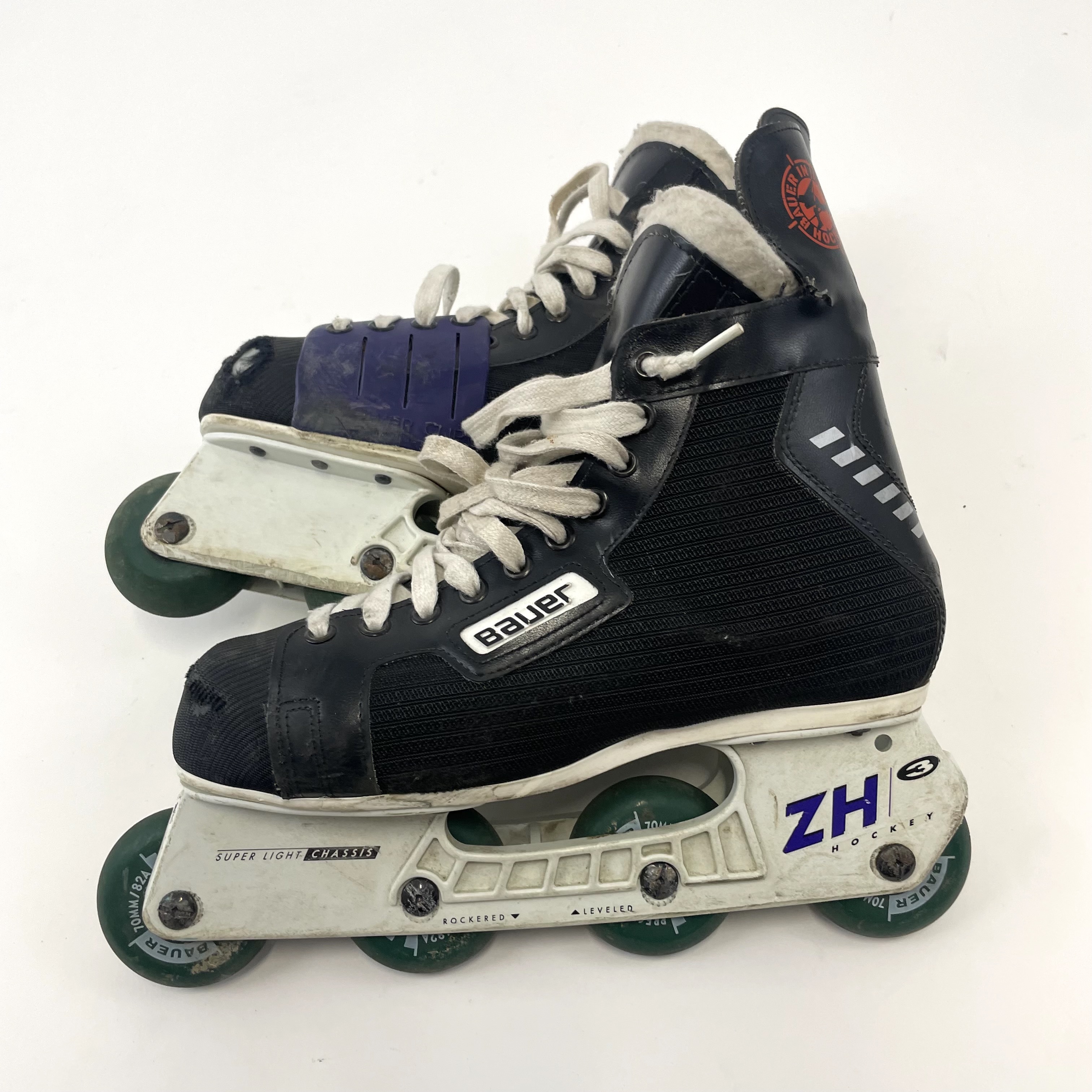 Used Bauer ZH3 Inline Roller Blades Size 9 SidelineSwap