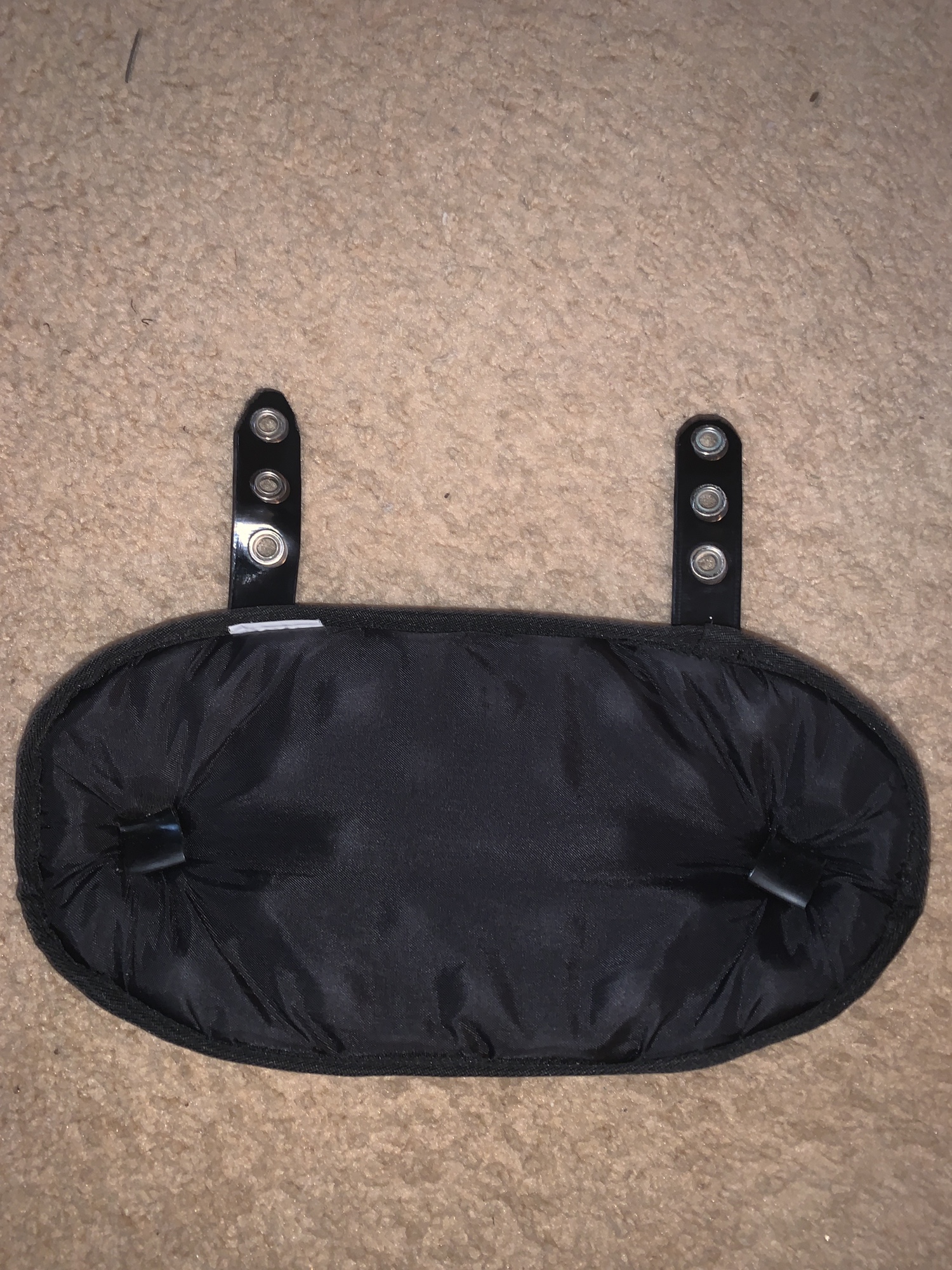 Black Riddell Back Plate SidelineSwap