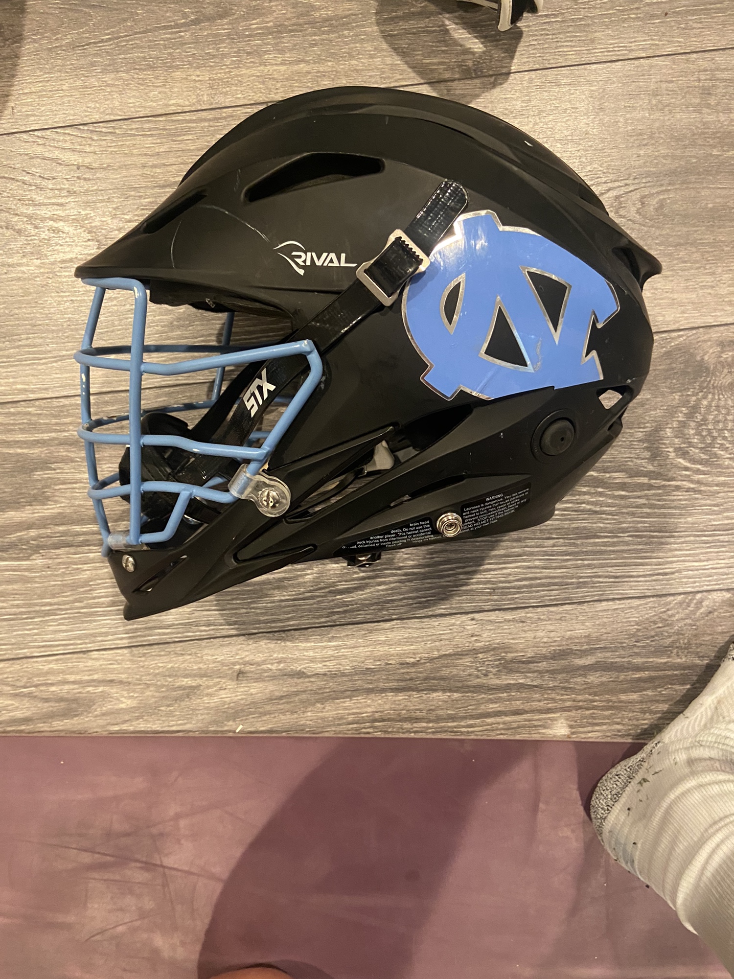 UNC Lacrosse Rival Helmet SidelineSwap