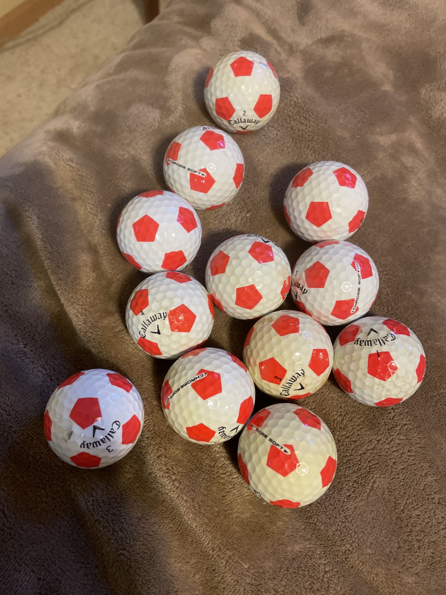 12 truvis Callaway soccer golf balls SidelineSwap