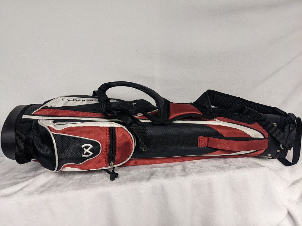 MaxFli Black Max Golf Set Right Hand Size 11 Clubs Plus Bag w/Stand and