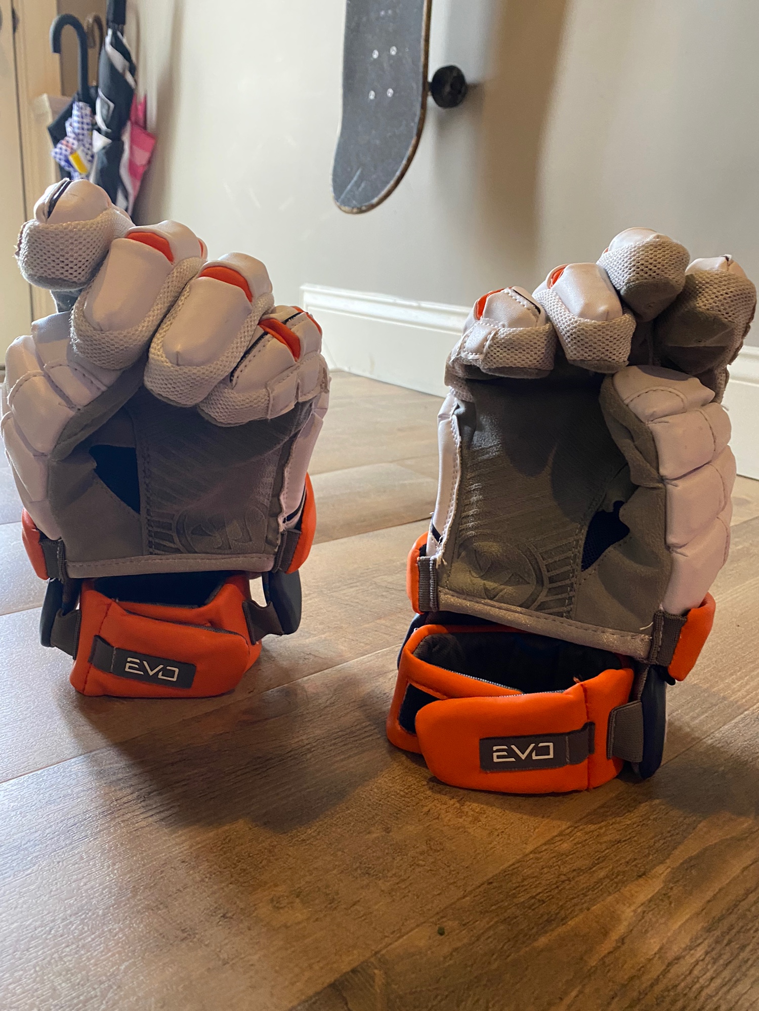 Used Player's Warrior 12" EVO QX Lacrosse Gloves SidelineSwap