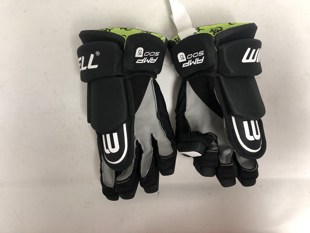 Used Winnwell Amp 500 15" Hockey Gloves SidelineSwap
