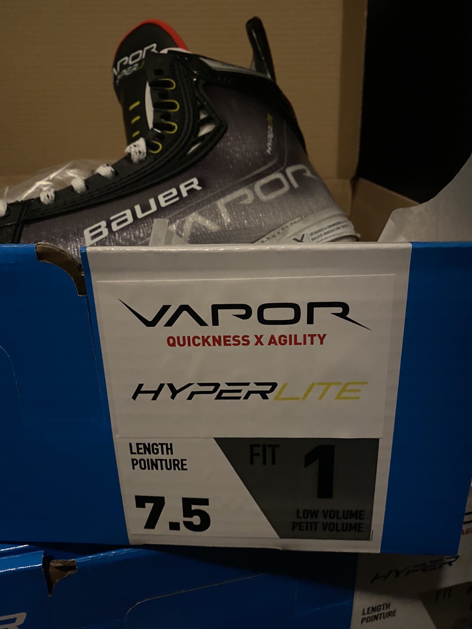 Brand New Vapor Hyper Lite Skates 7.5 Fit 1 SidelineSwap
