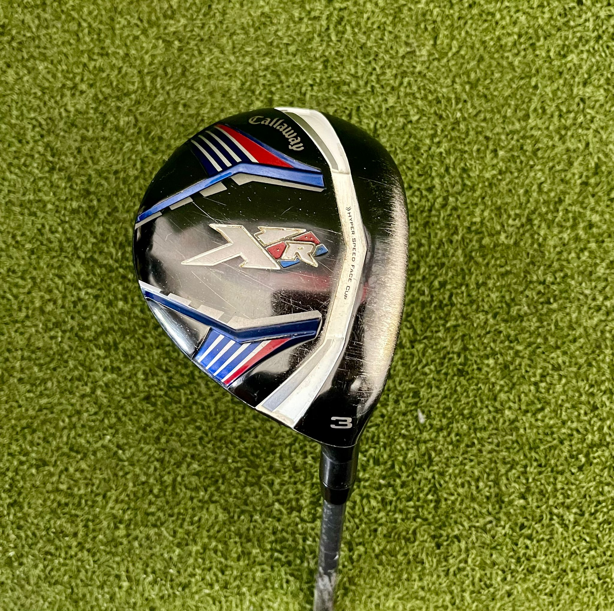 Callaway XR 3 Wood, RH, 43.5" Project X LZ16 Stiff Graphite & Golf