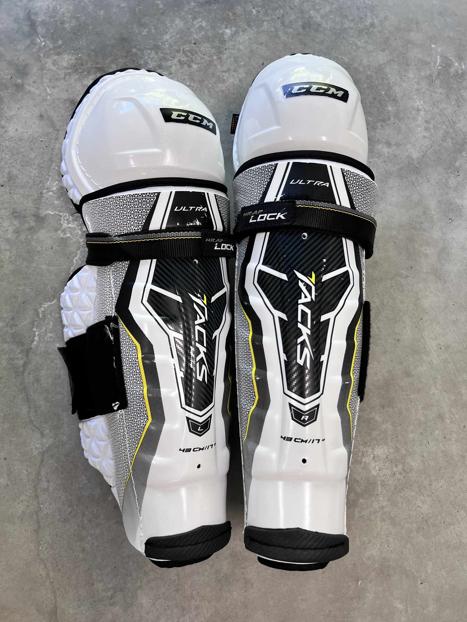 CCM Ultra Tacks Shin Pads SidelineSwap