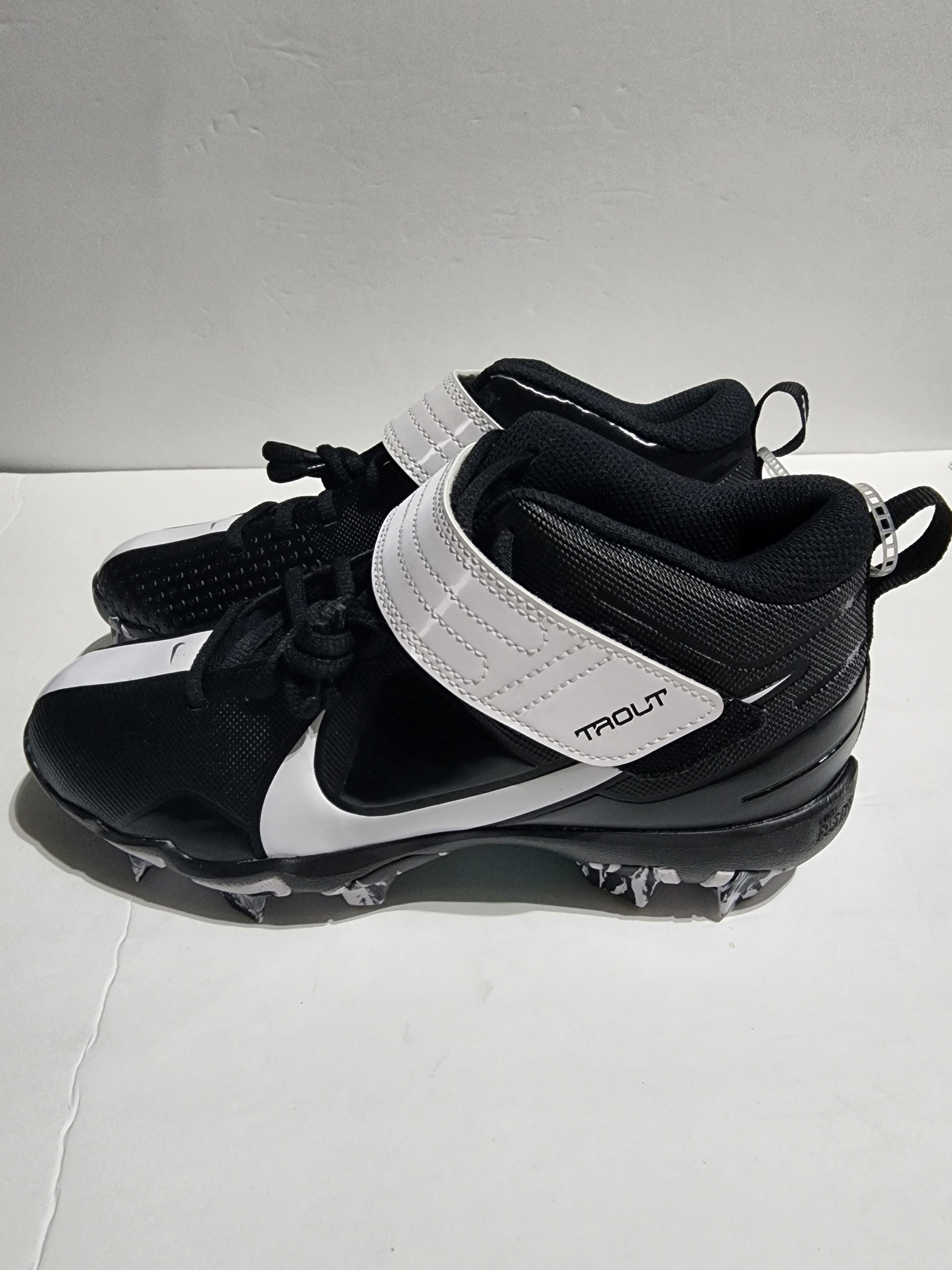 New Nike Boys Force Trout 7 Keystone CQ7642005 Black Baseball Cleats