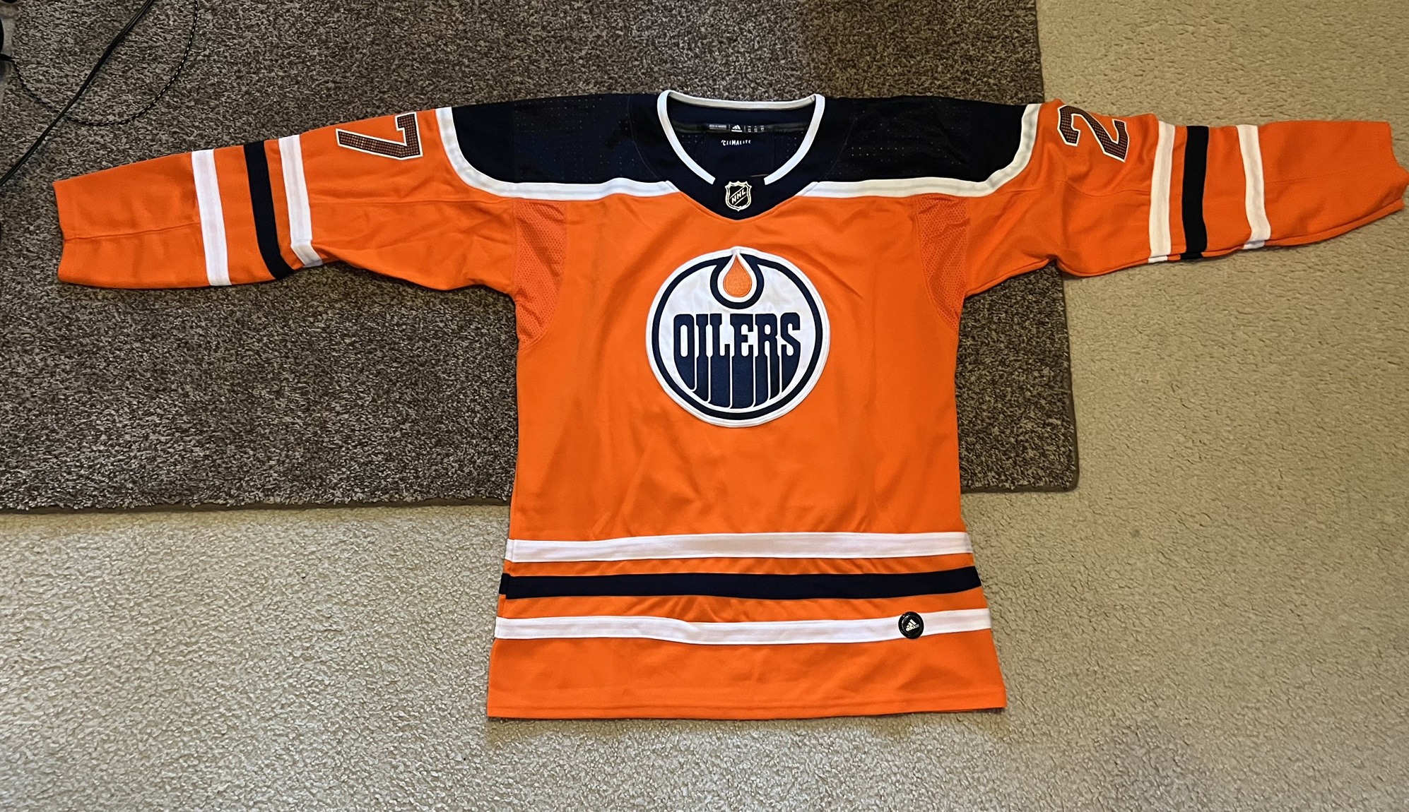 Edmonton Oilers Adidas jersey SidelineSwap