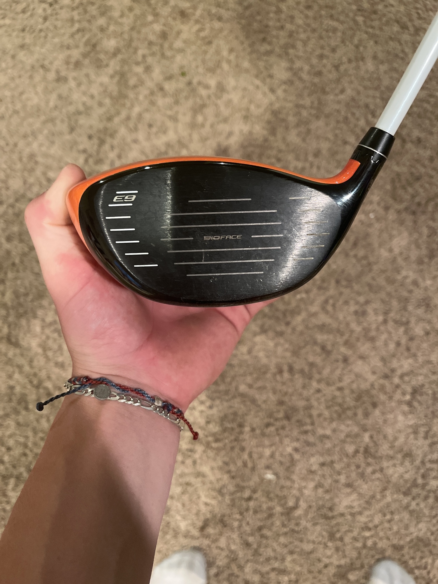 Junior Right Handed Adjustable Loft Bio Cell Orange Driver SidelineSwap
